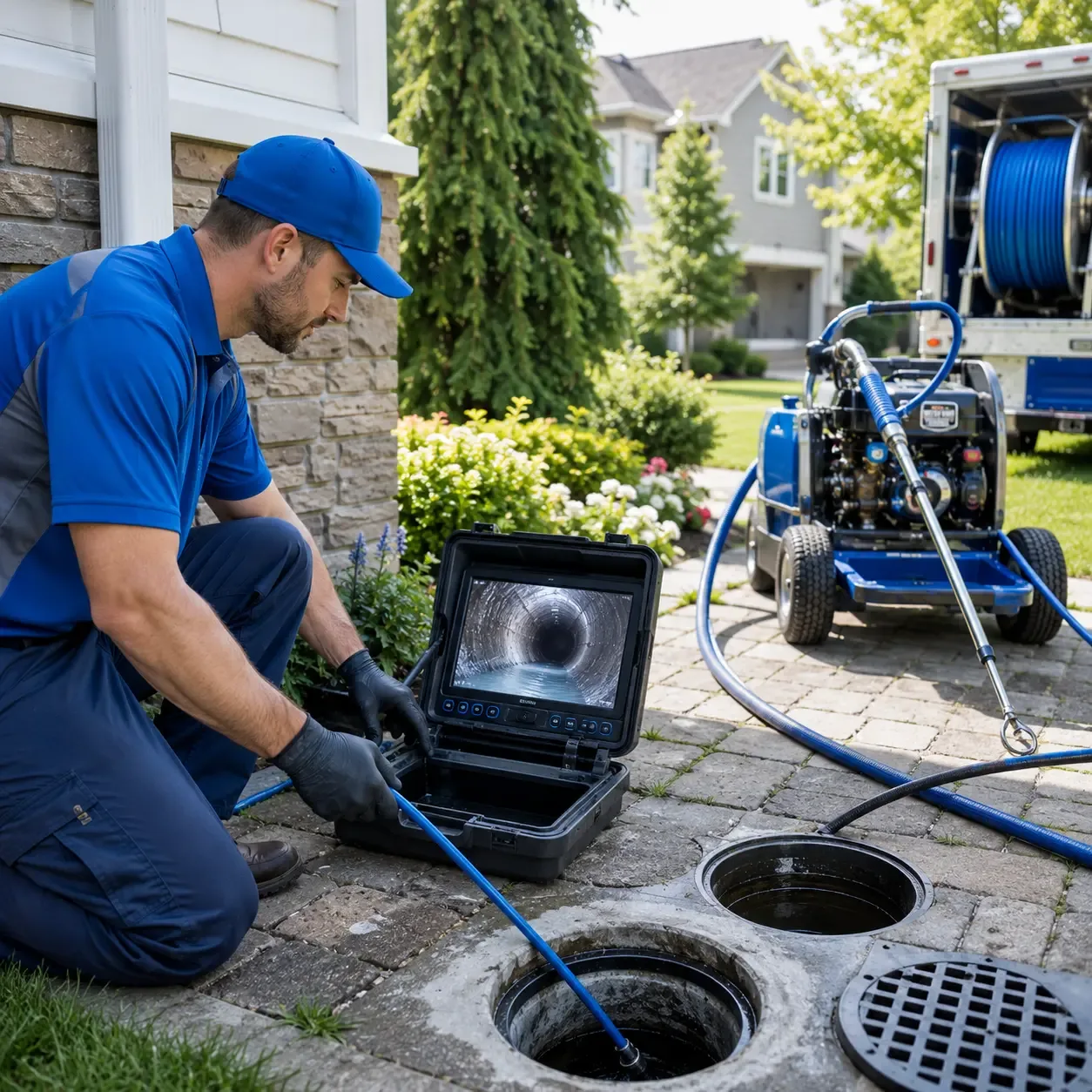 Outdoor drain cleaning professionals serving Downsville, NY